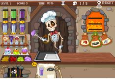 Игра Скелет готовит 