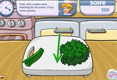 Игра Фирменный салат с креветками от Лизы 