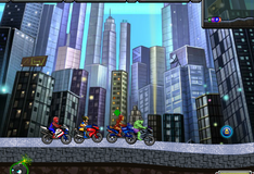 Игра Герои Мрвел на мотоциклах 