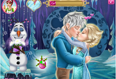 Игра Эльза и Джек целуются