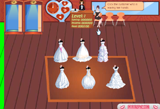 Игра Магазин свадебных платьев