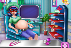 Игра Проверка состояния беременной Леди Баг 