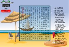 Игра Игра Поиски слова 7: Европа онлайн