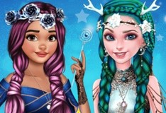 Игра Фэнтезийные прически для принцесс