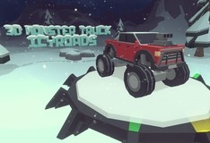Игра 3D Monster Truck: Icy Roads